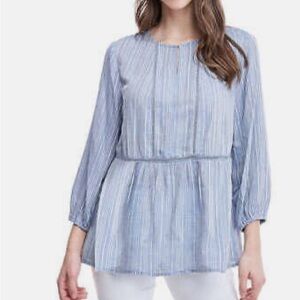 Fever Blue Striped Women's blouse